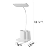 Maxbell LED Desk Lamp 3 Mode Flexible Gooseneck for Reading Desktop plug in