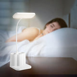 Maxbell LED Desk Lamp 3 Mode Flexible Gooseneck for Reading Desktop plug in