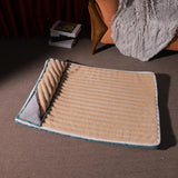 Maxbell Pet Bed Mat Dog Cat Sleep Pad Cushion Mattress Coffee 97x66x4.5cm