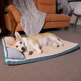 Maxbell Pet Bed Mat Dog Cat Sleep Pad Cushion Mattress Coffee 97x66x4.5cm