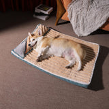 Maxbell Pet Bed Mat Dog Cat Sleep Pad Cushion Mattress Coffee 97x66x4.5cm
