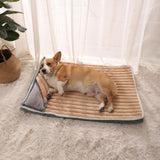 Maxbell Pet Bed Mat Dog Cat Sleep Pad Cushion Mattress Coffee 97x66x4.5cm