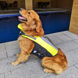 Maxbell Pet Life Jacket Preserver Lifesaver Dog Vest Shark for Swimming Pool Puppy L