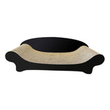 Maxbell Cat Scratcher Sofa Couch Corrugated Cardboard Lounge for Cats and Kittens Black