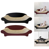 Maxbell Cat Scratcher Sofa Couch Corrugated Cardboard Lounge for Cats and Kittens Black