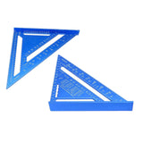 Maxbell Triangle Ruler Triangle Ruler & Angle Ruler & Protractor for DIY Woodworking 7 inch