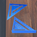 Maxbell Triangle Ruler Triangle Ruler & Angle Ruler & Protractor for DIY Woodworking 7 inch