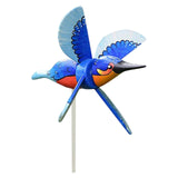 Maxbell Hummingbird Wind Spinner Garden Stake Resin for Landscape Patio Decoration