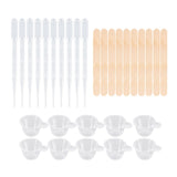 Maxbell Resin Casting Tool Starter Glue Tools Set Mixing Cup DIY Accessories 30Pcs