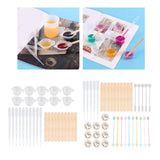 Maxbell Resin Casting Tool Starter Glue Tools Set Mixing Cup DIY Accessories 30Pcs