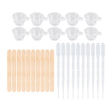 Maxbell Resin Casting Tool Starter Glue Tools Set Mixing Cup DIY Accessories 30Pcs