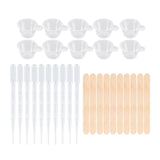 Maxbell Resin Casting Tool Starter Glue Tools Set Mixing Cup DIY Accessories 30Pcs