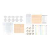 Maxbell Resin Casting Tool Starter Glue Tools Set Mixing Cup DIY Accessories 30Pcs