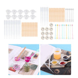 Maxbell Resin Casting Tool Starter Glue Tools Set Mixing Cup DIY Accessories 30Pcs