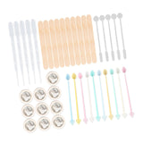 Maxbell Resin Casting Tool Starter Glue Tools Set Mixing Cup DIY Accessories 40Pcs