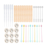 Maxbell Resin Casting Tool Starter Glue Tools Set Mixing Cup DIY Accessories 40Pcs