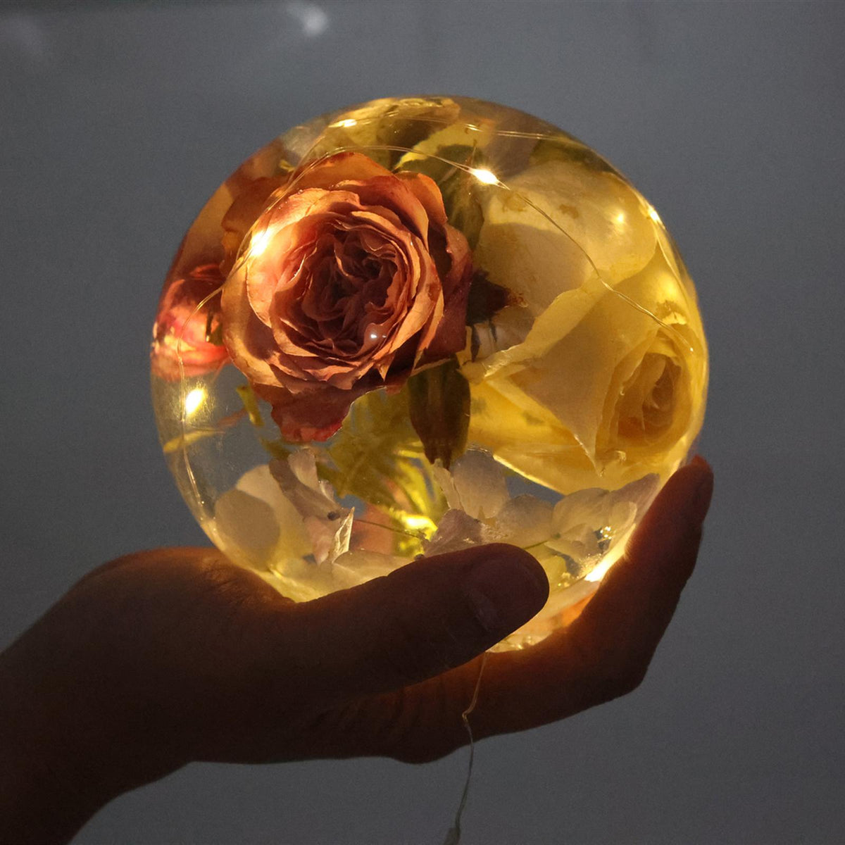 Maxbell Sphere Ball Resin Mold Silicone Epoxy Mould DIY Pendant Jewelry Making Tool 120mm