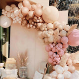 Maxbell Latex Balloons Garland Arch Kit Background for Hotel Anniversary Birthday