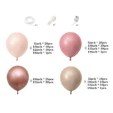 Maxbell Latex Balloons Garland Arch Kit Background for Hotel Anniversary Birthday