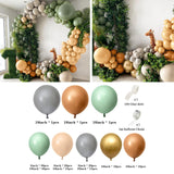 Maxbell 155x Balloons Garland Arch Kit Background Decorations for Party Events