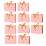 Maxbell 10x Party Gift Bag Resuable Thicken Paper for Celebrations Party Baby Shower PInk M