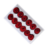 Maxbell 12Pcs Dried Rose Flower Head Crafts Centerpieces for Garland Decoration