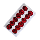 Maxbell 12Pcs Dried Rose Flower Head Crafts Centerpieces for Garland Decoration