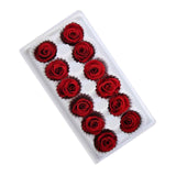 Maxbell 12Pcs Dried Rose Flower Head Crafts Centerpieces for Garland Decoration