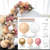 Maxbell Balloons Garland Arch Kit Decorations for Gender Reveal Bridal Shower Party