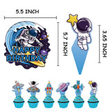 Maxbell Boys Space Party Favors Rocket Cake Toppers Baby Shower Themed Party