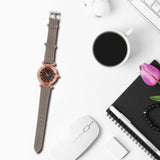 Maxbell Quartz Watch Simplicity Trend Fashion Multi Colour for Performance Gray