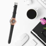 Maxbell Quartz Watch Simplicity Trend Fashion Multi Colour for Performance Black