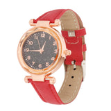 Maxbell Quartz Watch Simplicity Trend Fashion Multi Colour for Performance Red