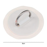 Maxbell Bungee Deck Kit D Rings Pad Patch for Kayak Canoe Inflatable Boat Fishing White