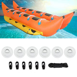 Maxbell Bungee Deck Kit D Rings Pad Patch for Kayak Canoe Inflatable Boat Fishing White
