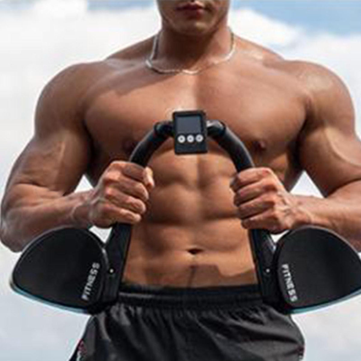 Maxbell Plank Trainer Men Women Abdominal Balance Training for Fitness Exercise Black