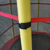 Maxbell 6Pcs Trampoline Enclosure Pole Foam Sleeves Protector for Tubing Pipe Yellow
