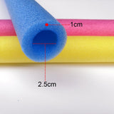Maxbell 6Pcs Trampoline Enclosure Pole Foam Sleeves Protector for Tubing Pipe Yellow