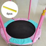 Maxbell 6Pcs Trampoline Enclosure Pole Foam Sleeves Protector for Tubing Pipe Yellow