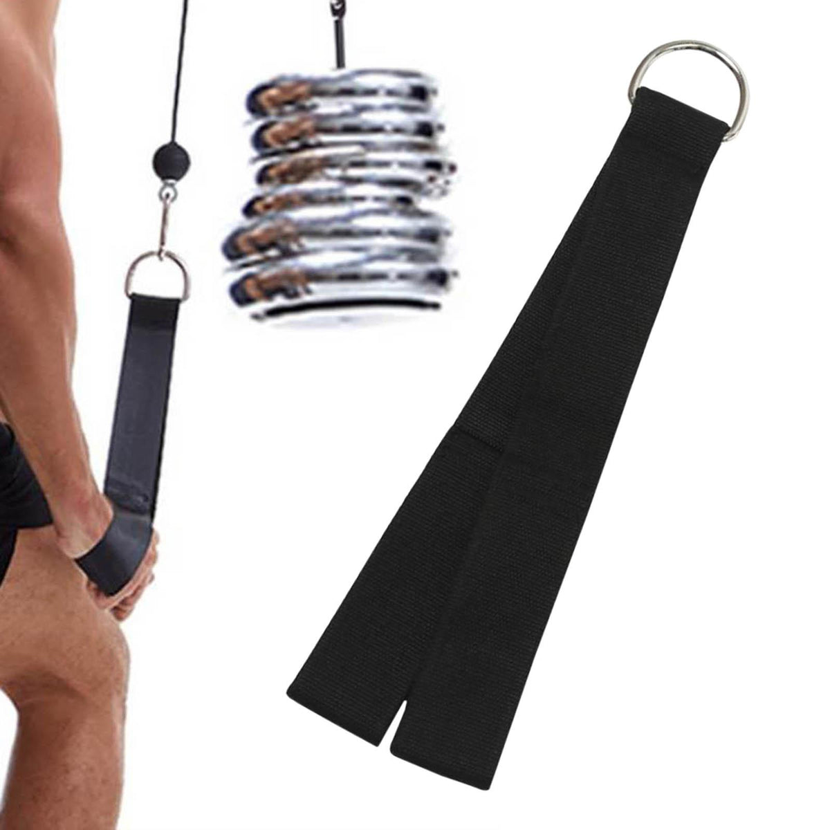 Maxbell Tricep Strap Gym Pull Down Strap Ab Crunch Strap Strength Thickened cotton