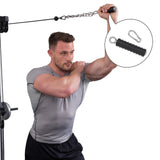 Maxbell Cable Handles Exercise Handle Grips Pull up for LAT Pull Down Weight Lifting