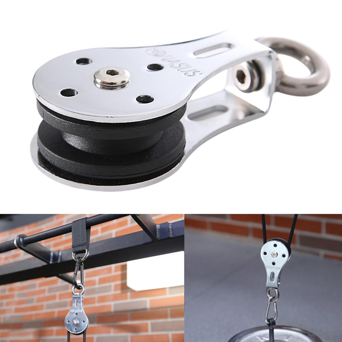 Maxbell Bearing Lifting Pulley Stainless Steel Silent for Sports Fitness Lifting