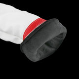 Maxbell Golf Wood Club Head Cover Driver Headcover Fairway Hybrid white red 5