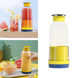 Maxbell Mini Juice Cup Multifunctional Smoothies USB Electric for Gym Kitchen Home Yellow