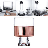 Maxbell Drinking Glasses Wine Glasses Kitchen Home for Restaurants Parties Daily Use Rose Gold