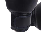 Maxbell Kick Boxing Gloves PU Leather Boxing Training Gloves Punching Bag Mitts Black Kid