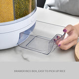 Maxbell Kitchen Rice Storage Container Nuts Dry Food Storage Case for Kitchen 5KG