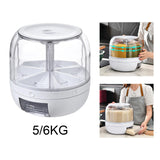 Maxbell Kitchen Rice Storage Container Nuts Dry Food Storage Case for Kitchen 5KG