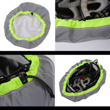Maxbell Bicycle Bike Helmet Cover Waterproof Fully Reflective Universal Rainproof