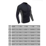 Maxbell Men Wetsuit Top Long Sleeve Jacket for Snorkeling Water Sports Scuba Diving Blue Black XXXL